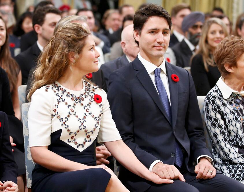 Sophie Grégoire junto a su esposo, el primer ministro de Canadá, Justin Trudeau (Foto: Reuters/Archivo)