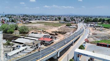 Concluyen puente vehicular en estación Teyahualco