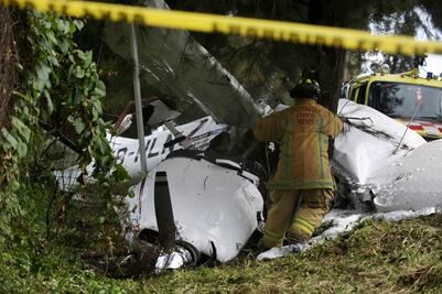 Desplome de avioneta deja tres muertos en Veracruz; Fiscalía investiga