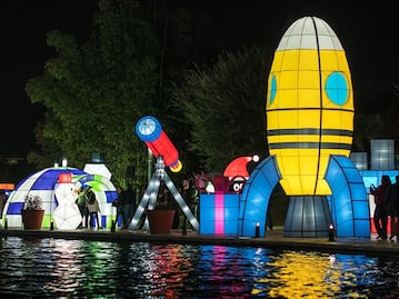 Luztopía, el festival de luces navideñas más grande de México