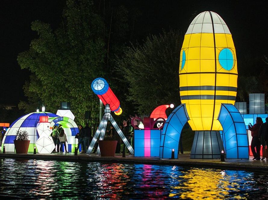 Este año estarán exhibidas más de 250 figuras iluminadas / Fotos: Instagram Luztopía