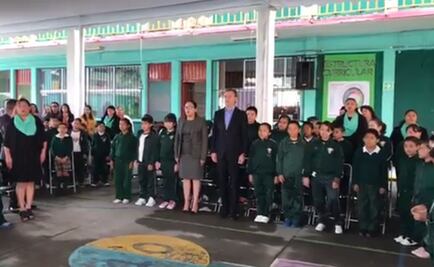 "No a la Reforma Educativa", dice niño en el micrófono en evento con Aurelio Nuño