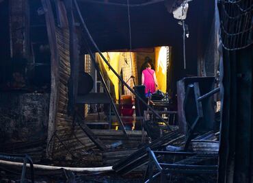 Sin revisar, instalaciones eléctricas en mercado de La Merced, reconoce Protección Civil