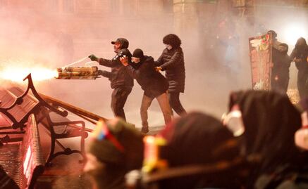 Protestan contra el gobierno en Georgia; estallan enfrentamientos con la policía en Tiflis