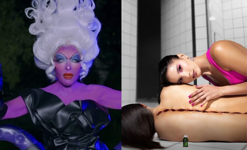 Ary Tenorio y Martha Debayle son las protagonistas de este Halloween 2025. Fotos: Instagram @marthadebayle / @arianny.tenorio