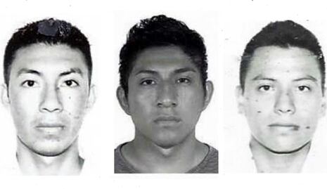 Alexander, Christian y Jhosivani: tres de los 43 normalistas de Ayotzinapa identificados