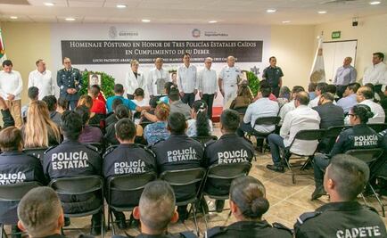 Realizan homenaje a policías asesinados en Taxco