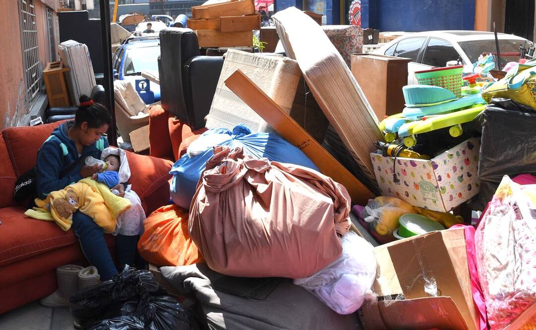 Despojo en el callejón de Londres de la colonia Juárez en 2017. Foto: Armando Martínez