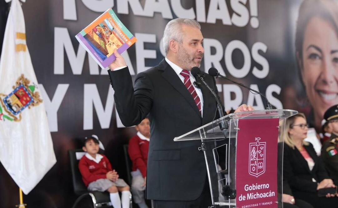 Alfredo Bedolla inaugura ciclo escolar en Michoacán / Foto: Especial