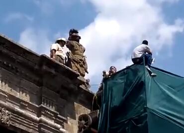 Evitan suicidio de hombre en palacio de gobierno de Jalisco