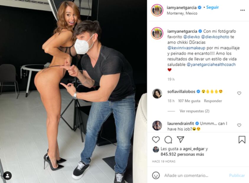 Yanet García muestra sus estrías con orgullo