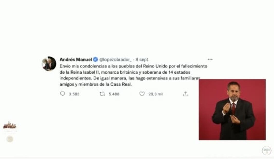 La mañanera de AMLO, 12 de septiembre, minuto a minuto