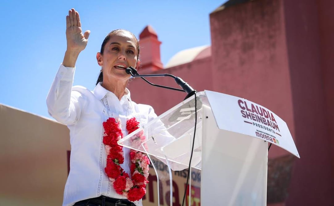 Claudia Sheinbaum, candidata presidencial. Foto: Diego Simón / EL UNIVERSAL