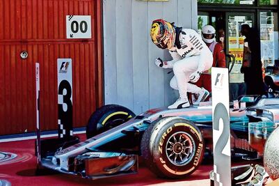 Hamilton resucita en España