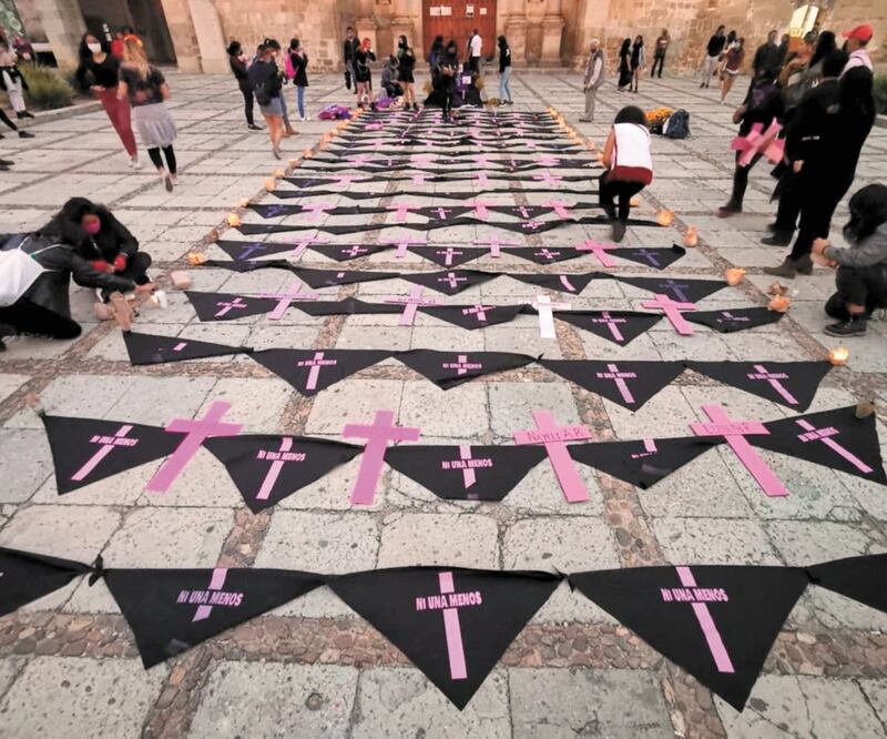 Pese a la pandemia, entre enero y octubre de este año —por lo m e n o s— 3 mil 185 mujeres y niñas fueron asesinadas en México. Foto: ARCHIVO EL UNIVERSAL