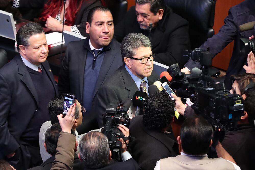 Coordinador de Morena del Senado, Ricardo Monreal (ARCHIVO. EL UNIVERSAL)