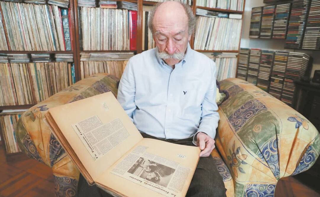 Jorge Ayala Blanco cumple hoy 60 años como crítico cinematográfico; en unos días más, el próximo miércoles 25 de enero, celebrará también 81 años de vida.Fotos: Diego Simón Sánchez, El Universal