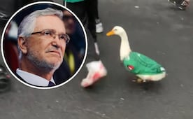 El SAT ya investiga al Pato Merlín y las cuentas de su familia, Salinas Pliego lo invitó al estadio