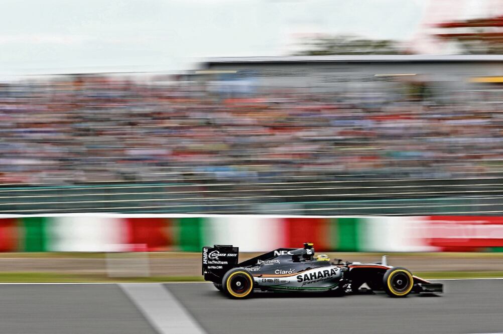 Al piloto mexicano de Force India le gusta correr en el Circuito de las Américas, ya que cuenta con curvas rápidas. (FOTO: REX HOCH ZWEI. XINHUA)
