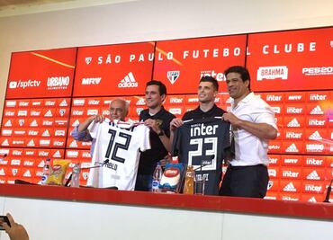 Tiago Volpi ya fue presentado con Sao Paulo