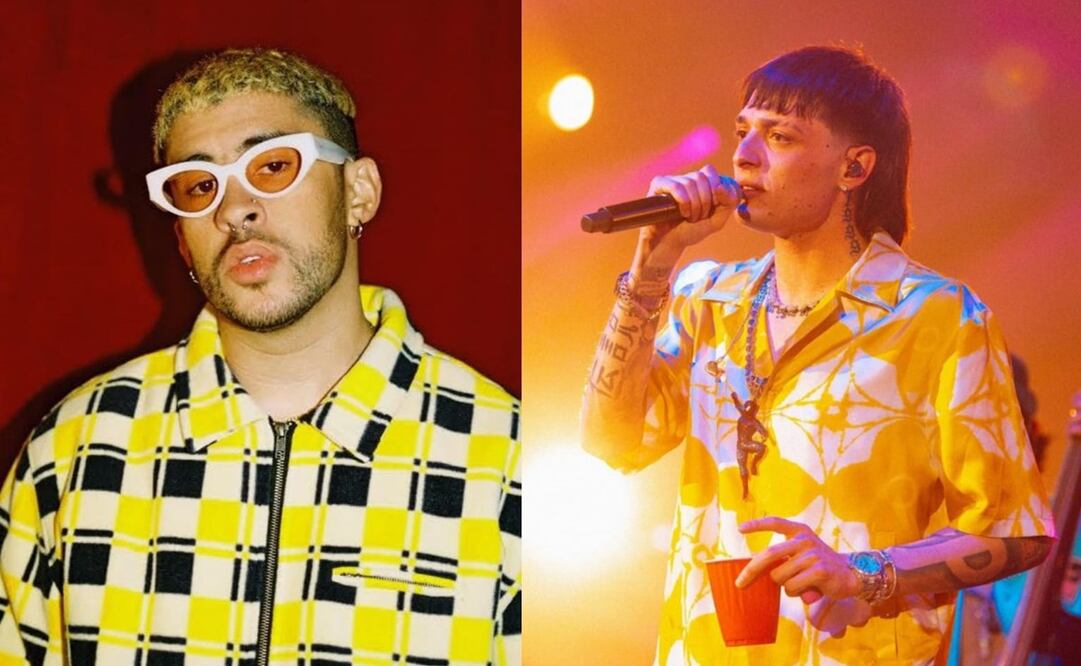 Bad Bunny y Peso Pluma representaron el talento latino en el festival. Foto: Facebook Bad Bunny / PesoPlumaoficial