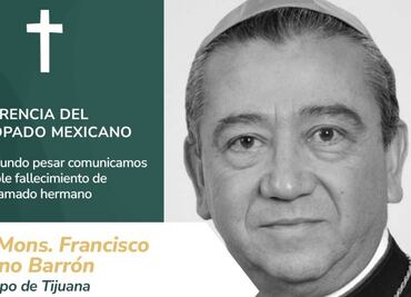 Fallece Francisco Moreno Barrón, arzobispo de Tijuana; gobernadora de Baja California da sus condolencias