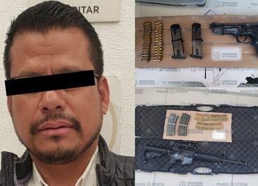 Detienen a motociclista armado en Atizapán de Zaragoza: encañonó a ciudadano