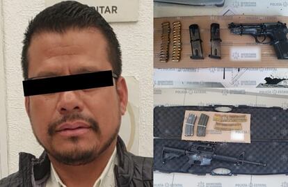 Detienen a motociclista armado en Atizapán de Zaragoza: encañonó a ciudadano