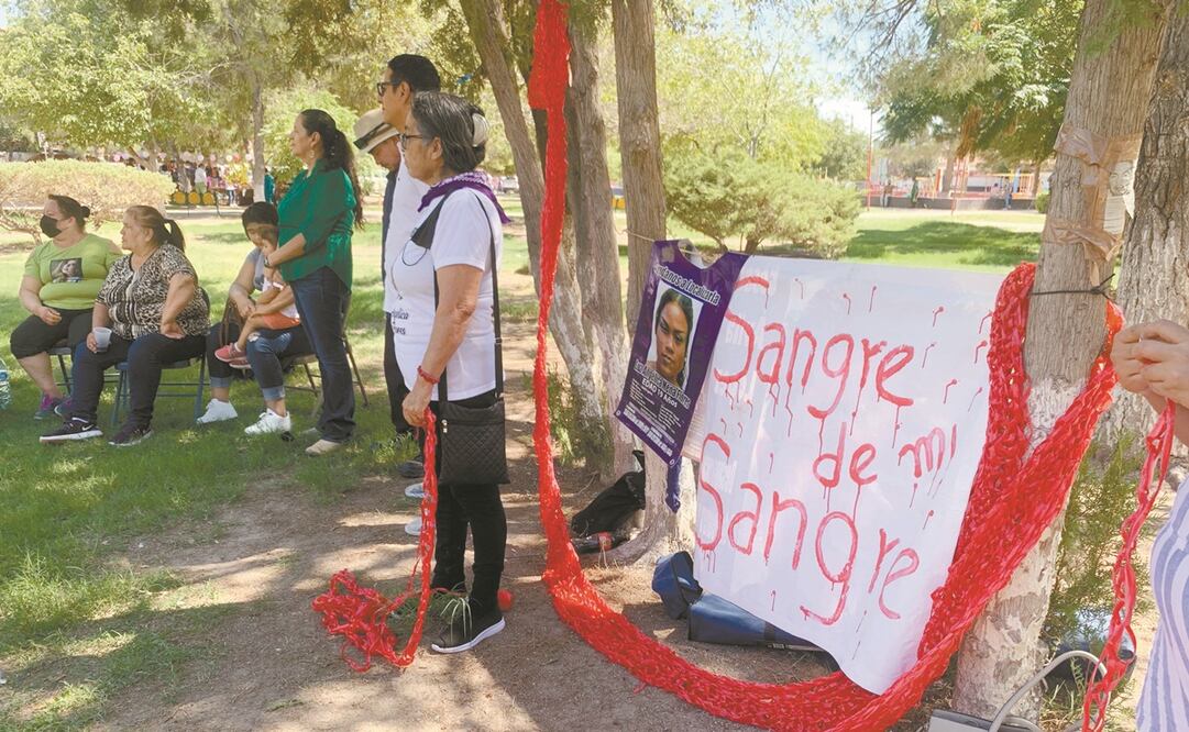 El propósito de los activistas es hacer una protesta silenciosa que termine en el Zócalo capitalino, donde se despliegue el tapete rojo que simboliza la sangre.