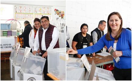 Martha Erika Alonso y Miguel Barbosa se declararon ganadores de la gubernatura de Puebla