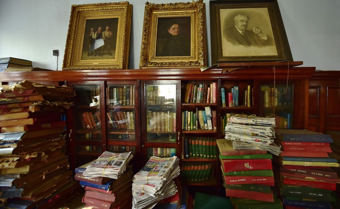 La Biblioteca McMillan será restaurada por la editora Angela Wachuka y la autora Wanjiru Koinange. Foto: Foto: AFP /Tony Karumba