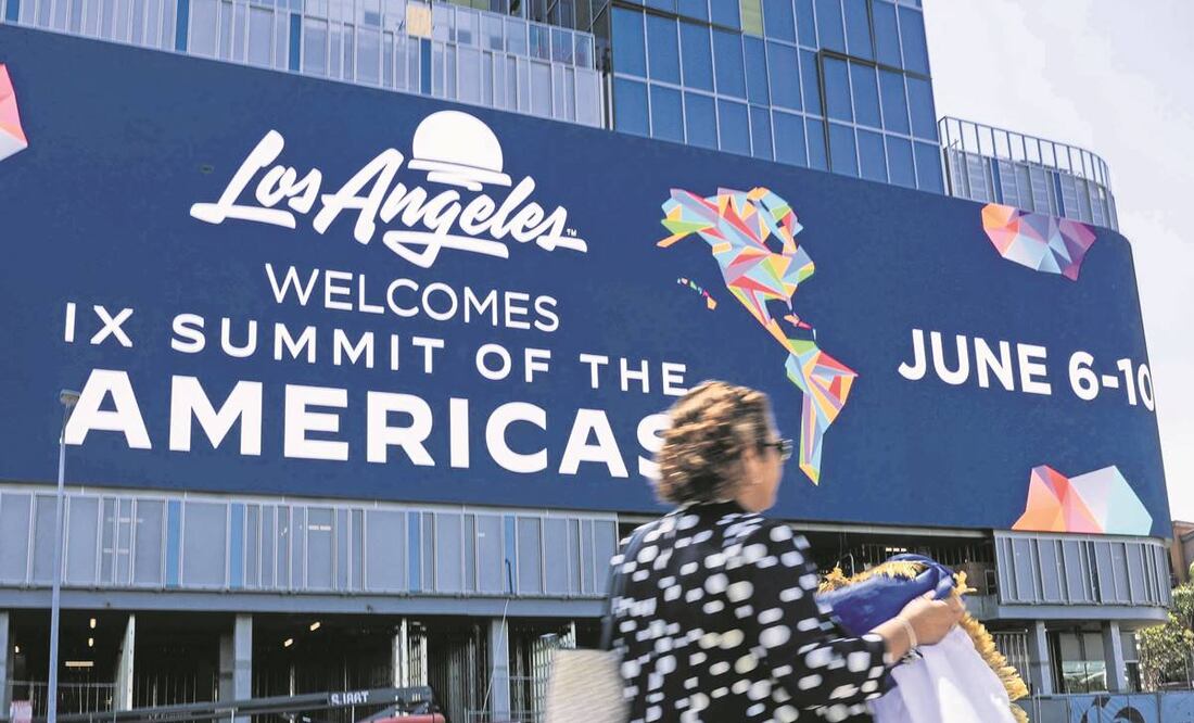La Cumbre de las Américas comenzó ayer, en la ciudad de Los Ángeles, California. Foto: Anna Moneymaker/AFP