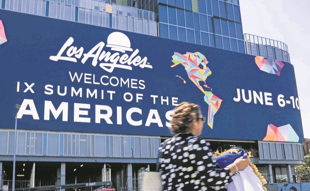 La Cumbre de las Américas comenzó ayer, en la ciudad de Los Ángeles, California. Foto: Anna Moneymaker/AFP
