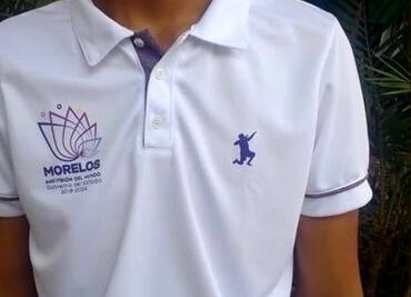 Quitan “Temo Señal” de playeras dadas a atletas en Morelos