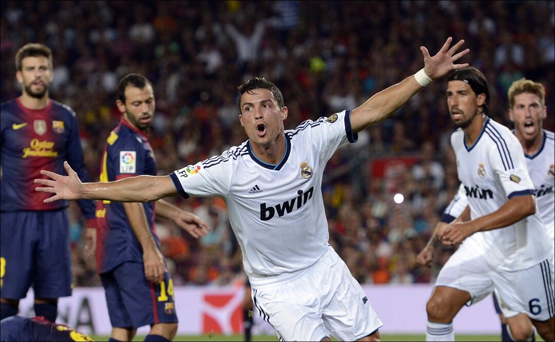 Cristiano Ronaldo confesó que le gustaba más anotar en el Camp Nou que en el Bernabéu - Foto: AP