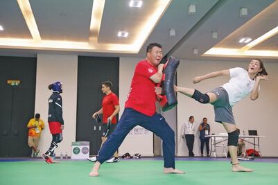 María dará todo por subir al podio