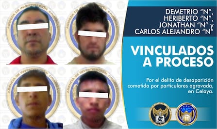 Detienen a cuatro por presunta desaparición de 6 personas en Guanajuato