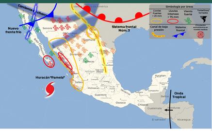 Cierran puertos de Los Cabos por huracán “Pamela”