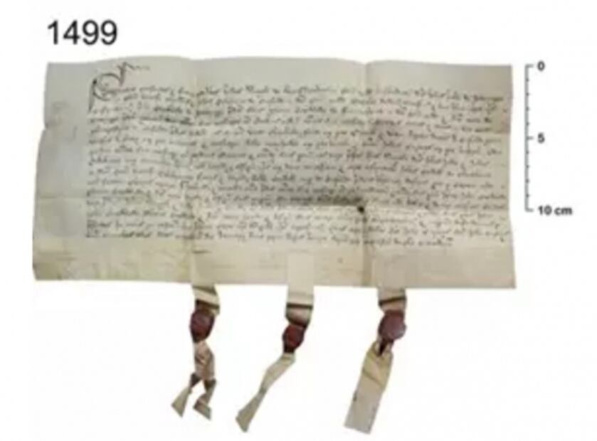 La piel de oveja se usó durante siglos para evitar fraude de documentos legales