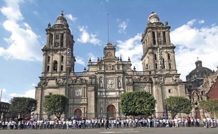 Reportan afectaciones a la Catedral de la Ciudad de México por sismo