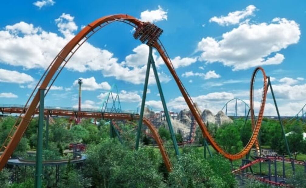 Esta es la montaña rusa con la caída vertical más alta del mundo