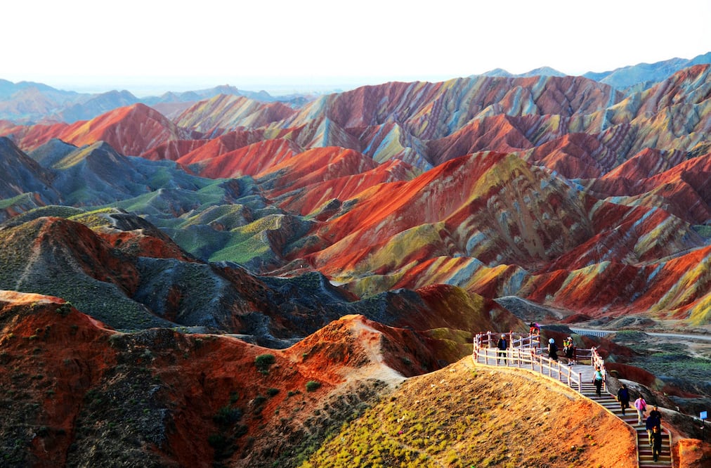 Parque Geológico Zhangye Danxia de China (Foto: Istock)