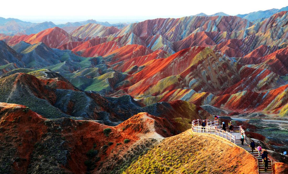 Parque Geológico Zhangye Danxia de China (Foto: Istock)