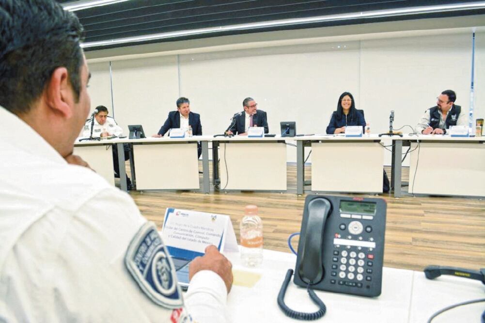 Cooperación. Las secretarías de Seguridad de México e Hidalgo acordaron integrar una mesa de inteligencia para compartir información / ESPECIAL