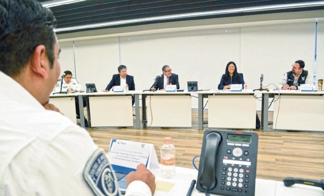 Cooperación. Las secretarías de Seguridad de México e Hidalgo acordaron integrar una mesa de inteligencia para compartir información / ESPECIAL