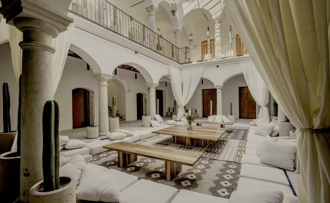 Hotel Sin Nombre, en la ciudad de Oaxaca. Foto: Hotel Sin Nombre