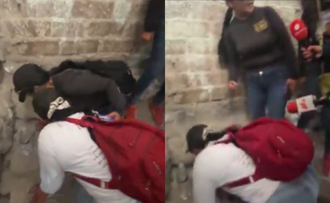 El video circuló rápidamente en redes sociales. Foto: 'X' @marcelaturati