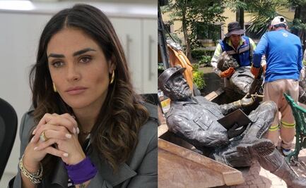 Alessandra Rojo de la Vega responde a críticas por retiro de esculturas; acusa desvío de atención