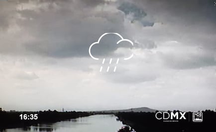 Se registra lluvia ligera en 3 delegaciones de CDMX