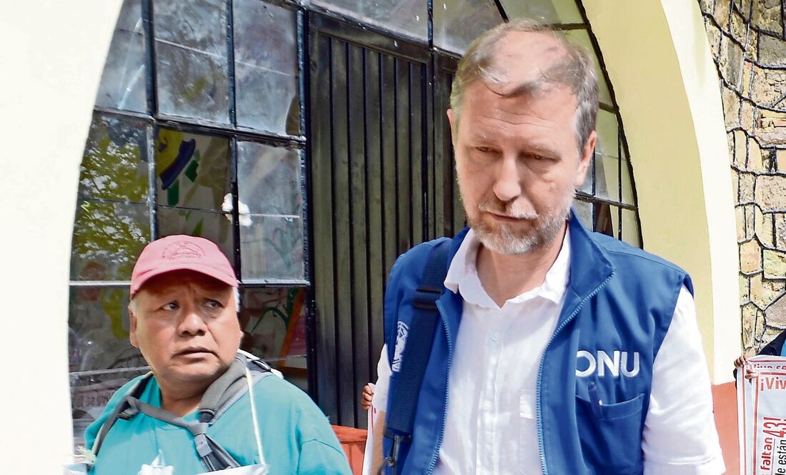 Jan Jařab afirma que conductas como la tortura y la desaparición no deben normalizarse al combatir el crimen (ARCHIVO EL UNIVERSAL)